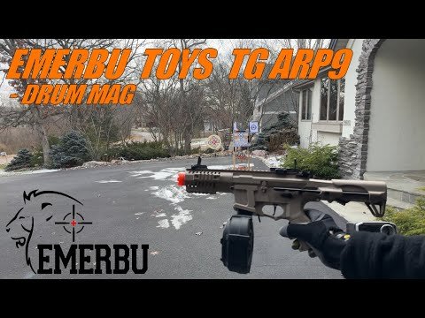 EMERBU ARP9(Tan) Gel Blaster Gun Demo Video - EMERBUtoys