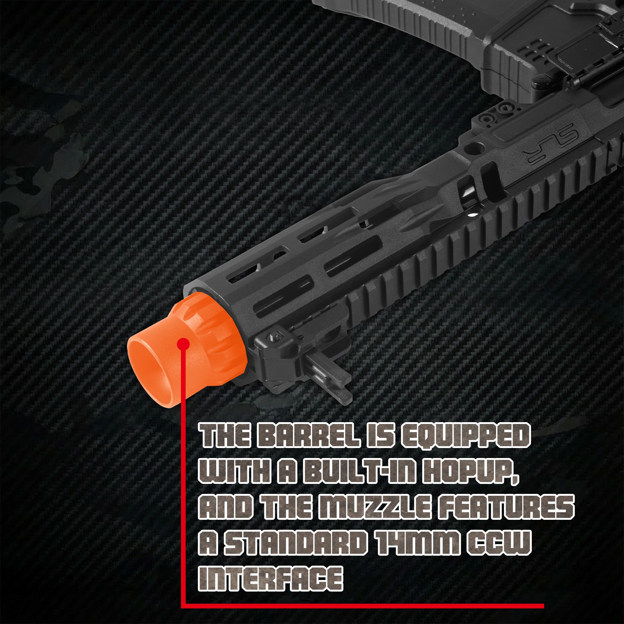 EMERBU Pro-Grade SLRV5 Gel Blaster Gun(Black)