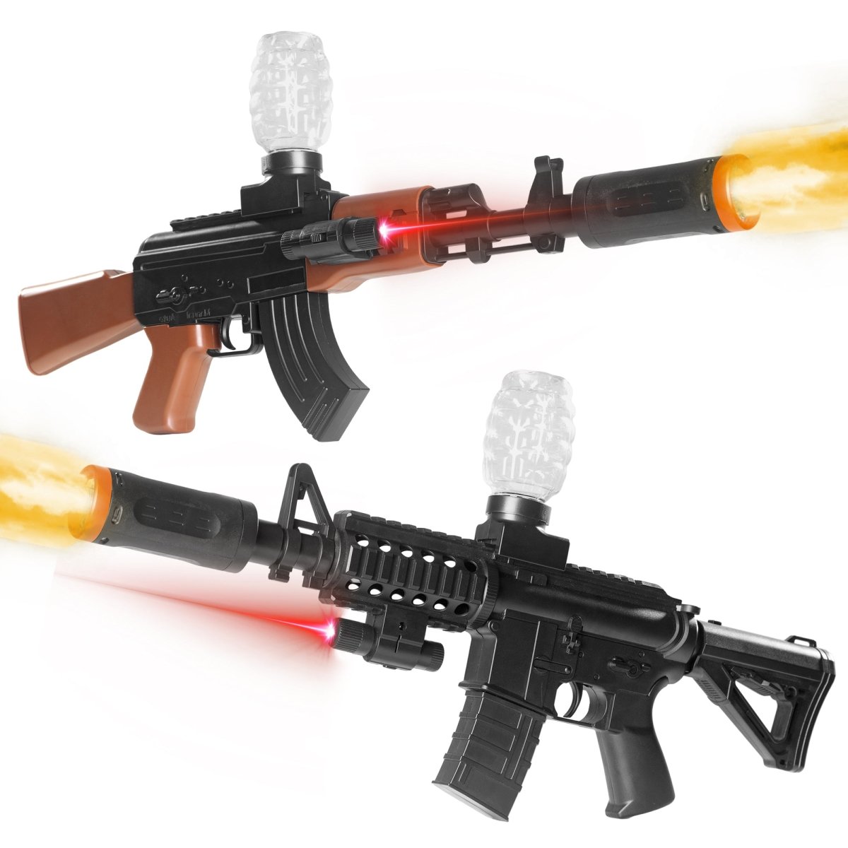 AROBEF 2 Pack Gel Blaster AK+M4(Black) - EMERBUtoysEMERBUtoys