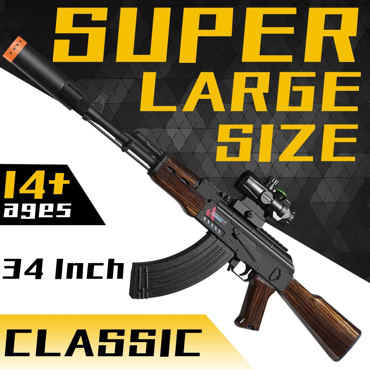 AROBEF Entry - Level Gel Blaster AK47 - EMERBUtoysEMERBUtoys
