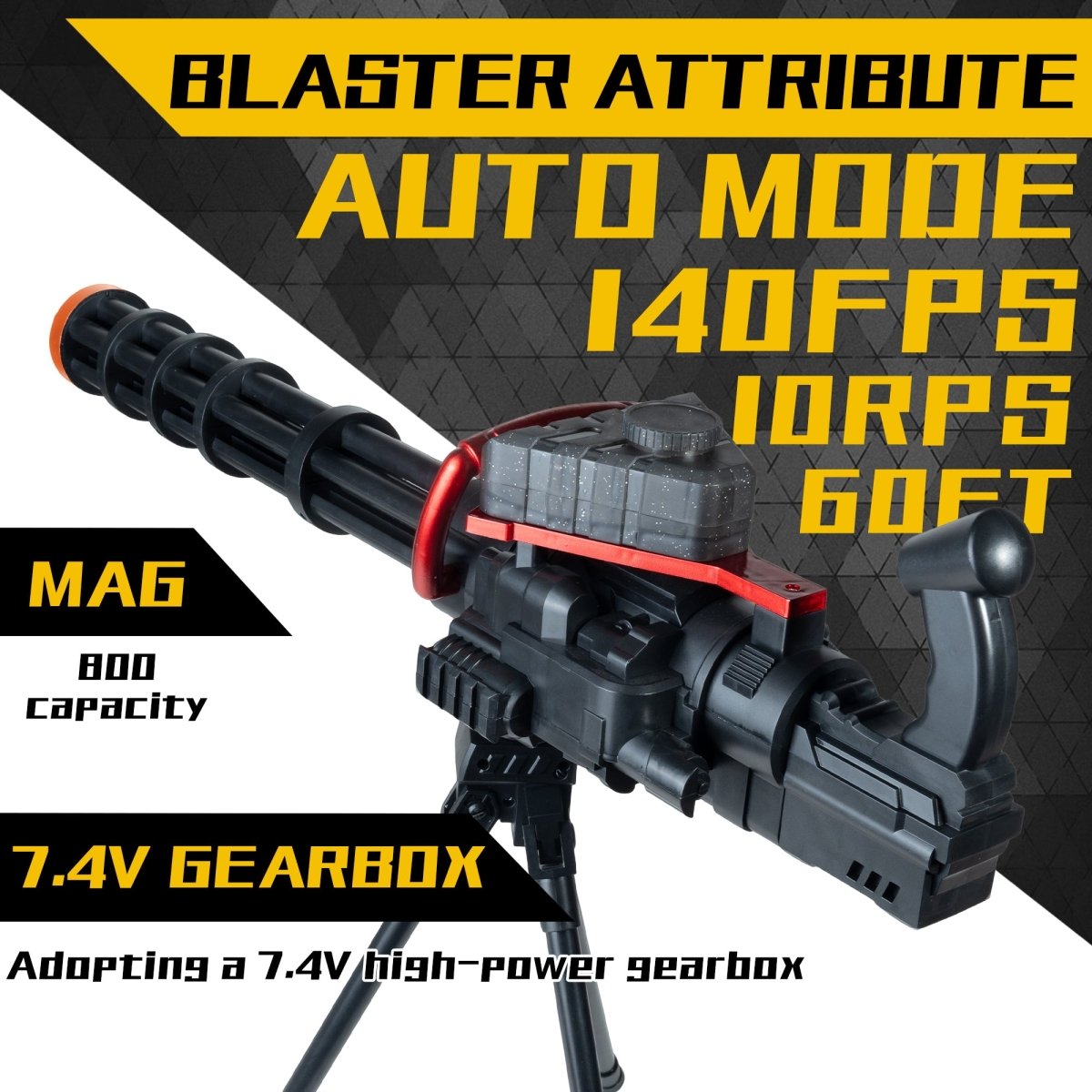 AROBEF Entry - Level Gel Blaster Gattling - EMERBUtoysEMERBUtoys