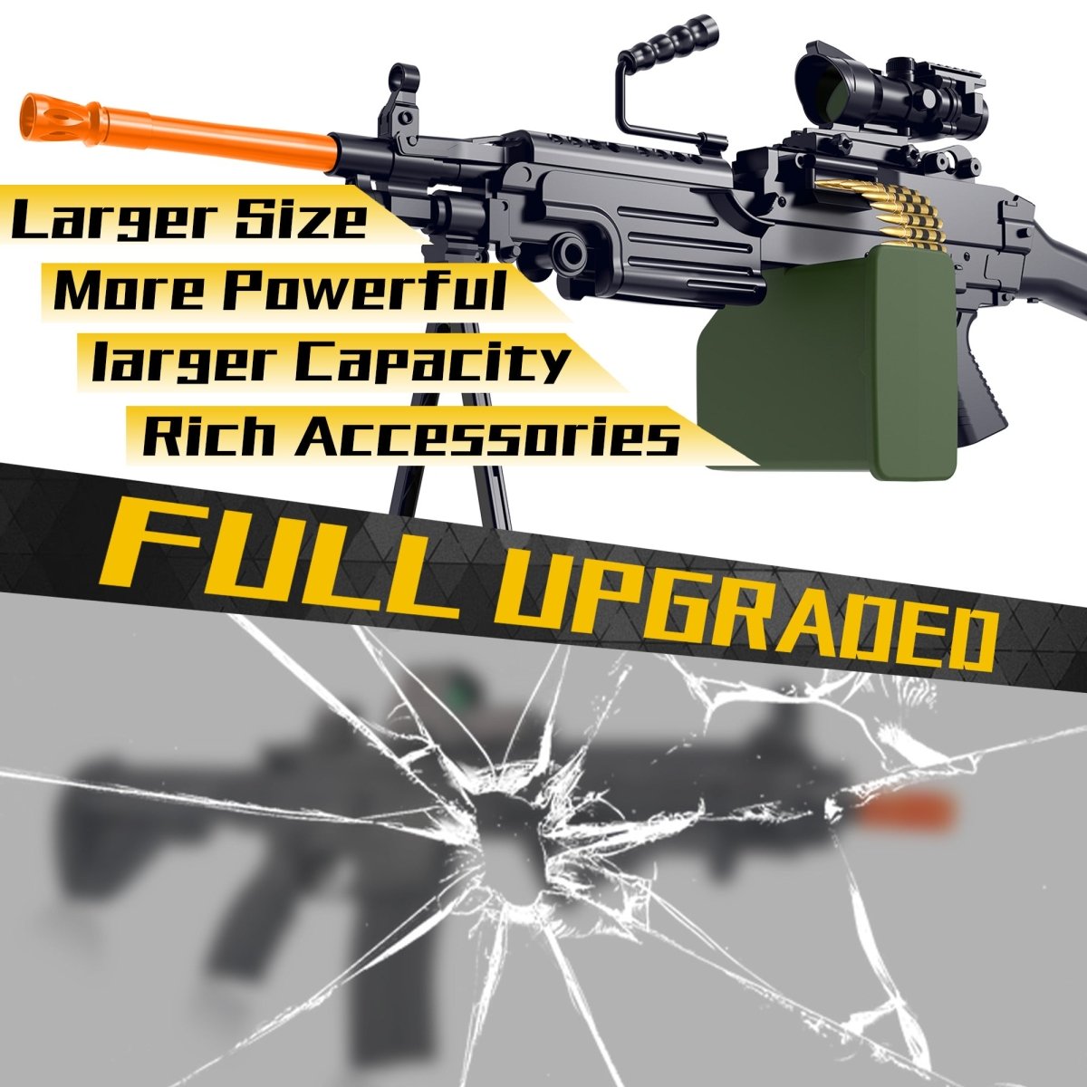 AROBEF Entry - Level Gel Blaster M249 - EMERBUtoysEMERBUtoys