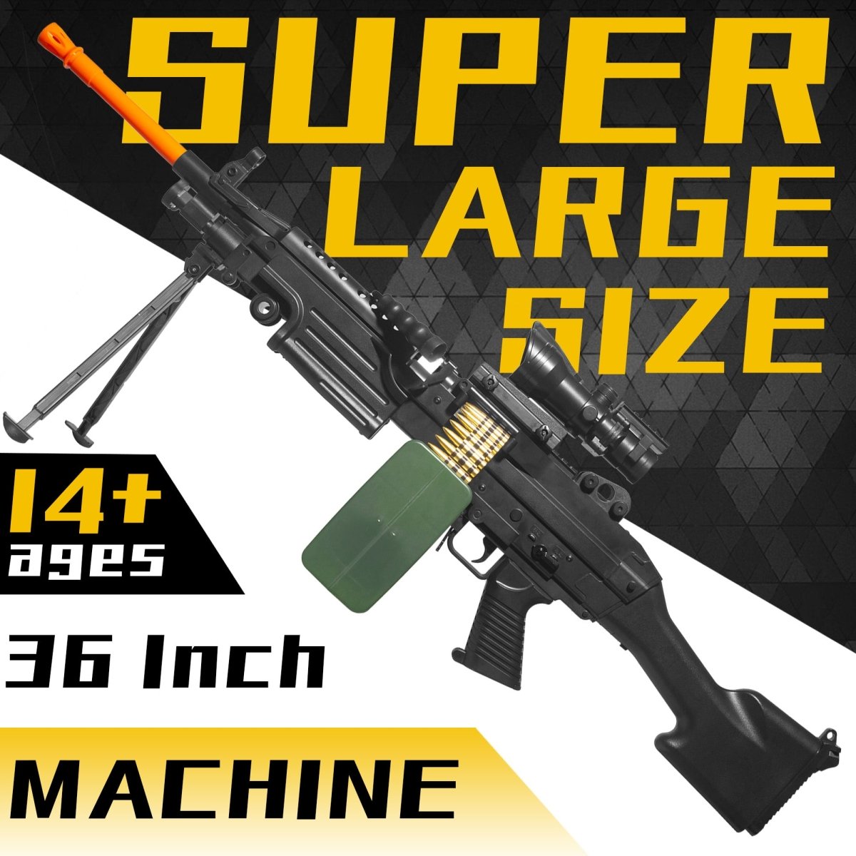 AROBEF Entry - Level Gel Blaster M249 - EMERBUtoysEMERBUtoys