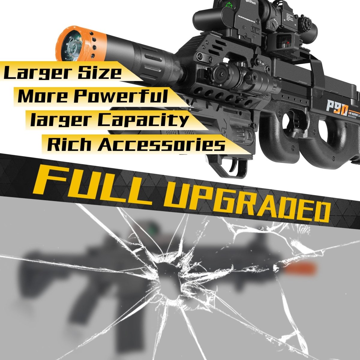 AROBEF Entry - Level Gel Blaster P90 TAC - EMERBUtoysEMERBUtoys