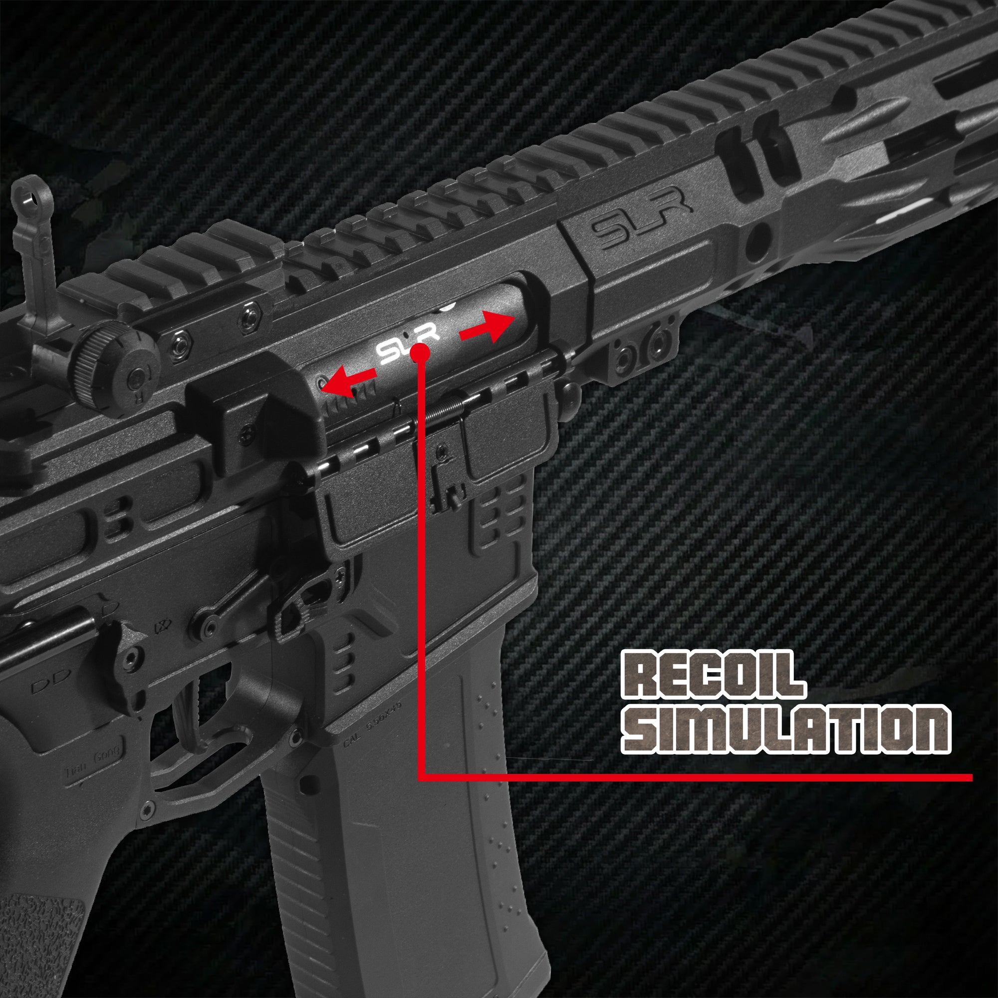 EMERBU Pro-Grade SLRV5 Gel Blaster Gun(Black)