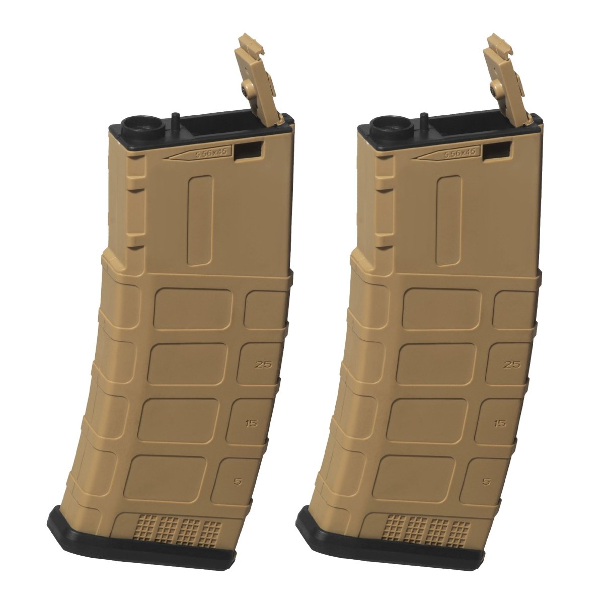 EMERBU Gel Ball Blaster Electric Magazine for AR Series Platform(2pcs)(Tan) - EMERBUtoysEMERBUtoys