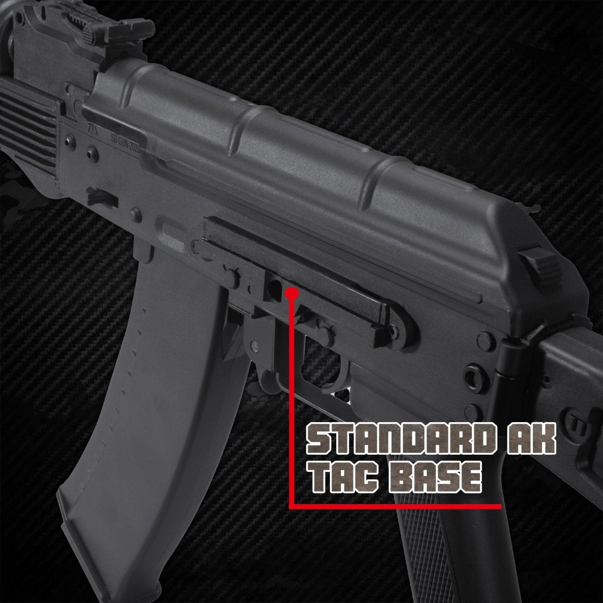 EMERBU Modified AK105 Splatter Gel Ball Blaster Gun - EMERBUtoysEMERBUtoys