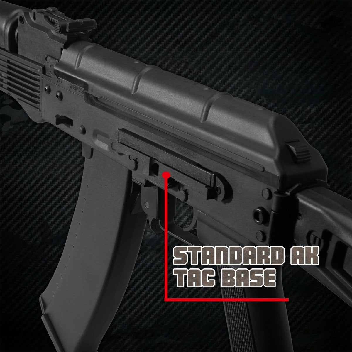 EMERBU Modified AK74M Splatter Gel Ball Blaster Gun - EMERBUtoysEMERBUtoys