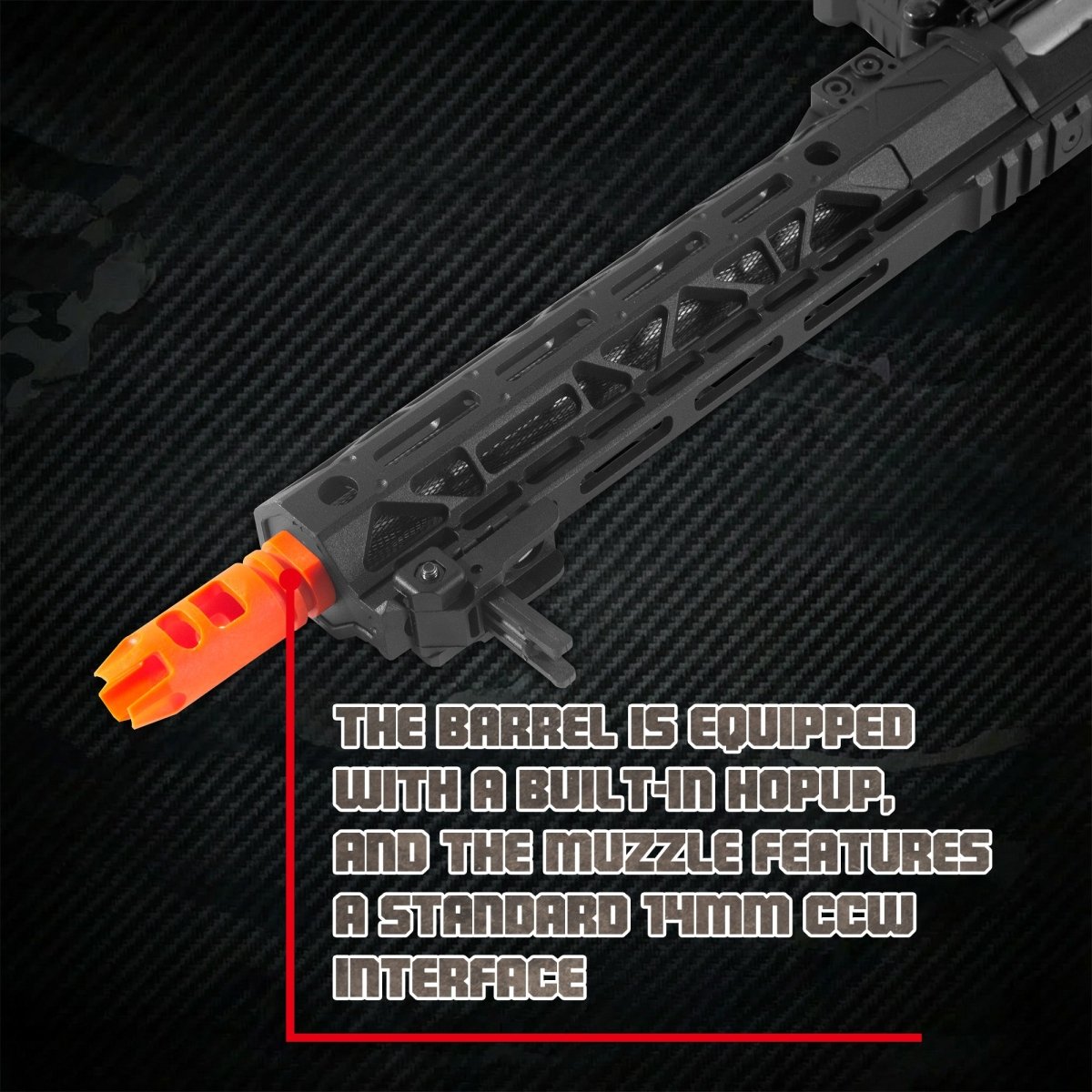 EMERBU Pro - Garde ARP9 Plus Splatter Gel Ball Blaster Gun(Black) - EMERBUtoysEMERBUtoys