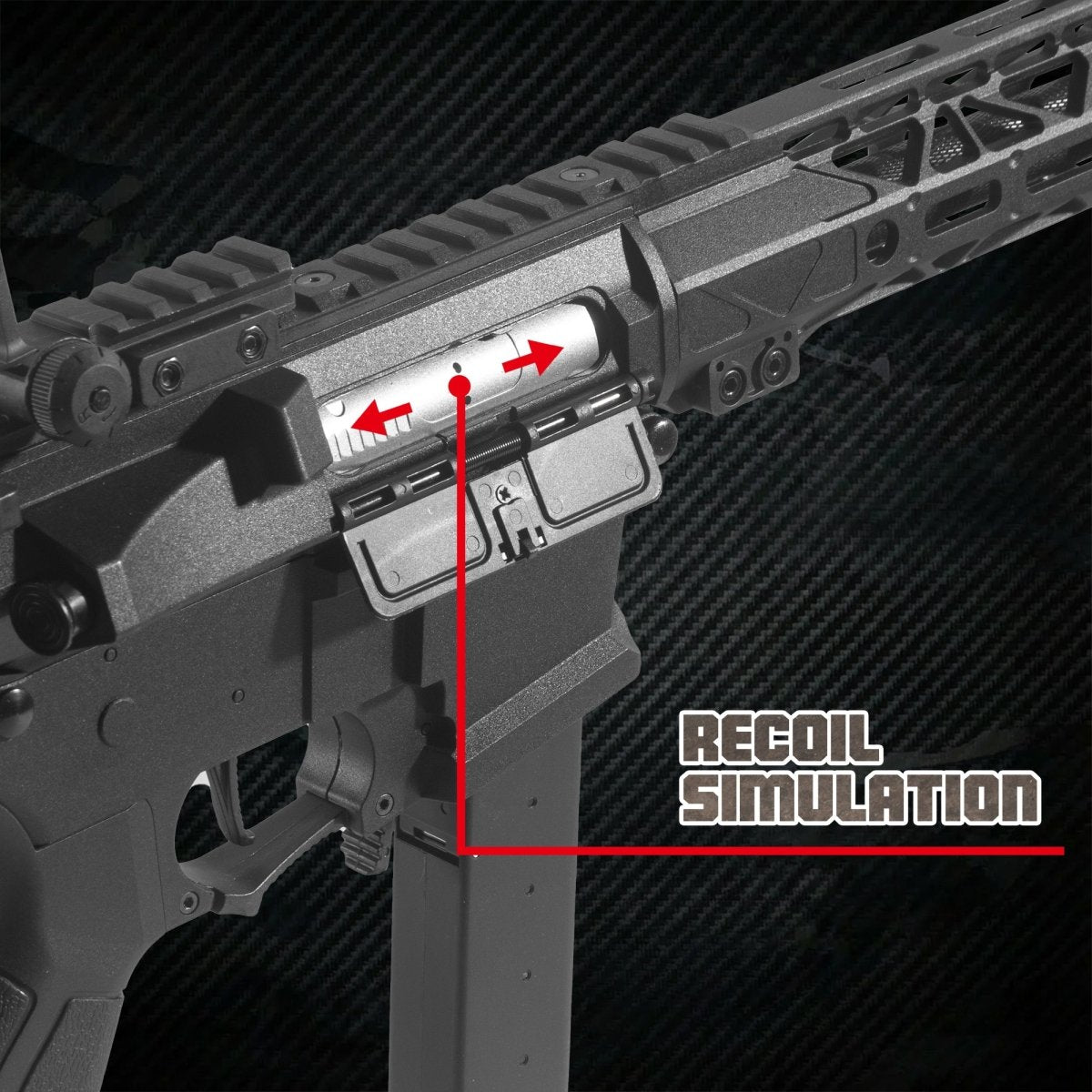 EMERBU Pro - Garde ARP9 Plus Splatter Gel Ball Blaster Gun(Black) - EMERBUtoysEMERBUtoys