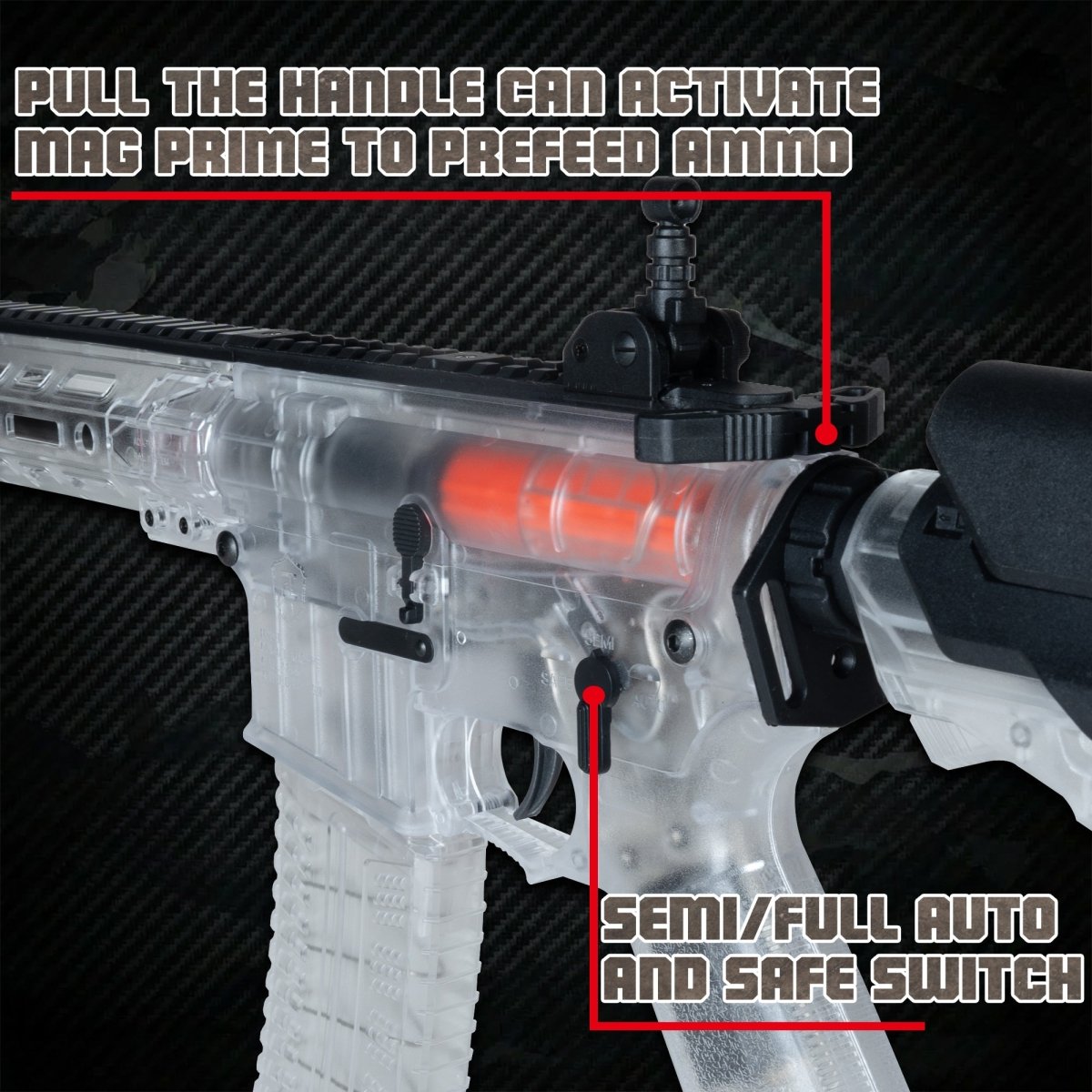 EMERBU Pro - Grade Gel Splat Blaster F4 - EMERBUtoysEMERBUtoys