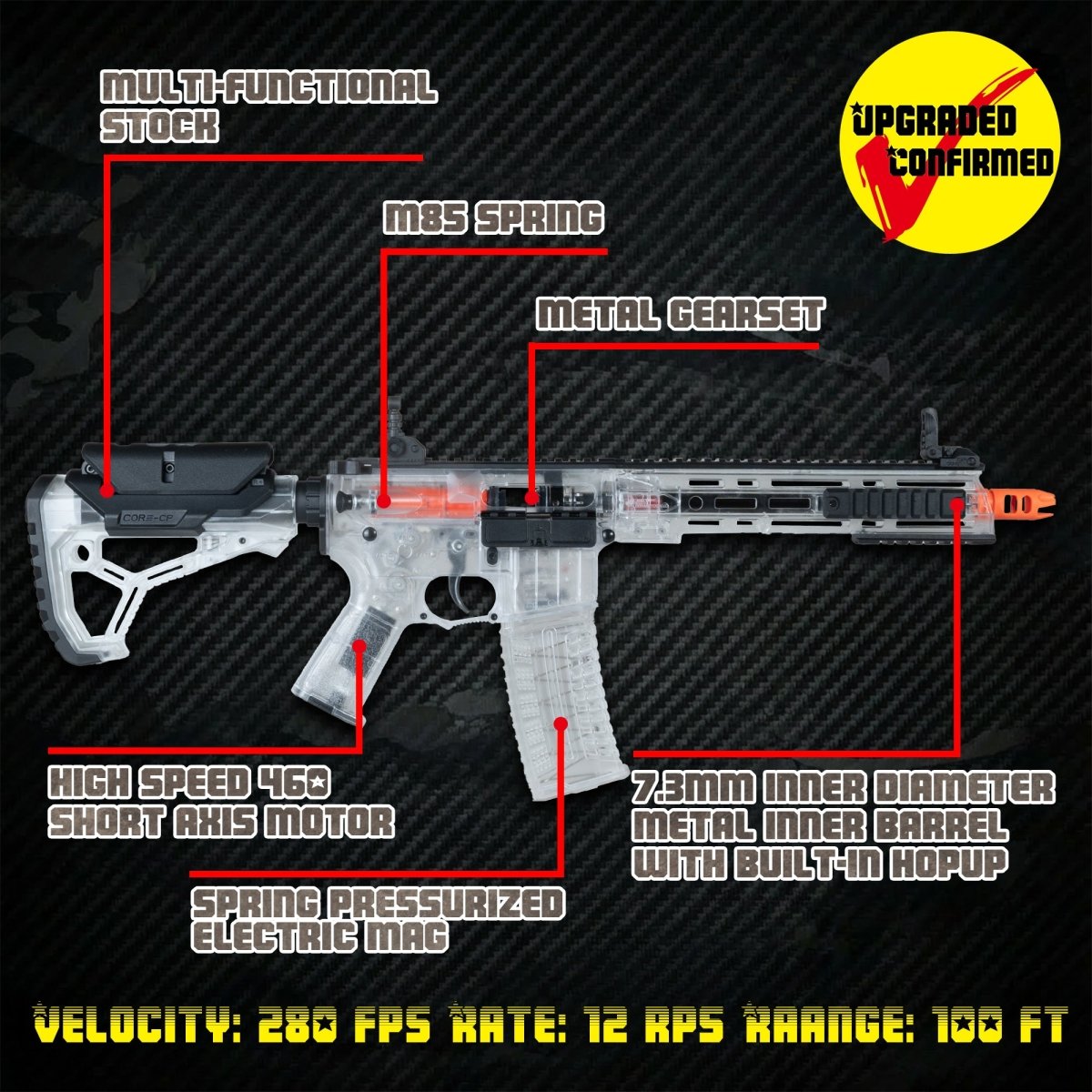EMERBU Pro - Grade Gel Splat Blaster F4 - EMERBUtoysEMERBUtoys