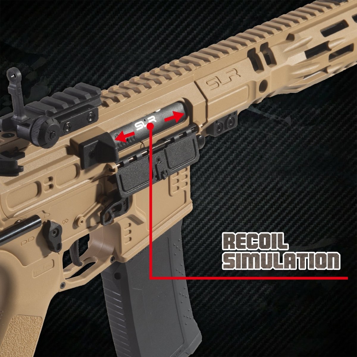 EMERBU Pro-Grade SLRV5 Gel Blaster Gun(Tan) - EMERBUtoysEMERBUtoys