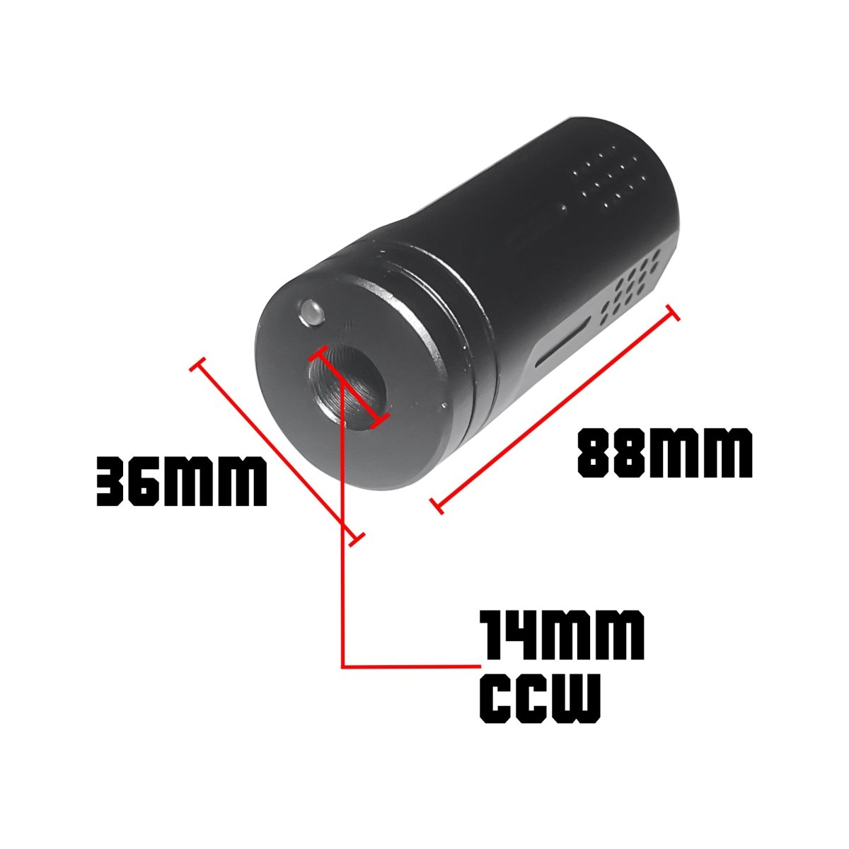 EMERBU Simulated Spitfire Gel Ball Blaster Tracer Lighter Unit(7 Color Selection) - 14mm CCW - EmerbutoysEmerbutoys