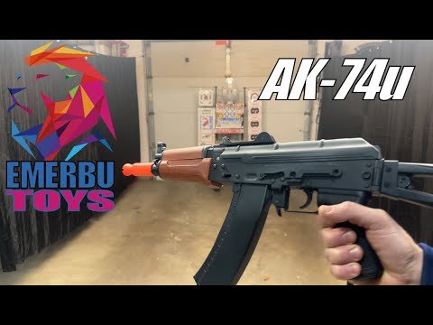 EMERBU AK74U Gel Blaster Gun Demo Video - EMERBUtoys