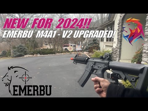 EMERBU M4A1(Black) Gel Blaster Gun Demo Video - EMERBUtoys