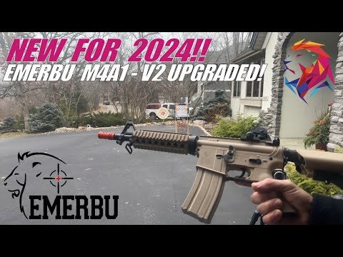 EMERBU M4A1(Tan) Gel Blaster Gun Demo Video - EMERBUtoys