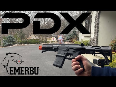 EMERBU PDX(Black) Gel Blaster Gun Demo Video - EMERBUtoys