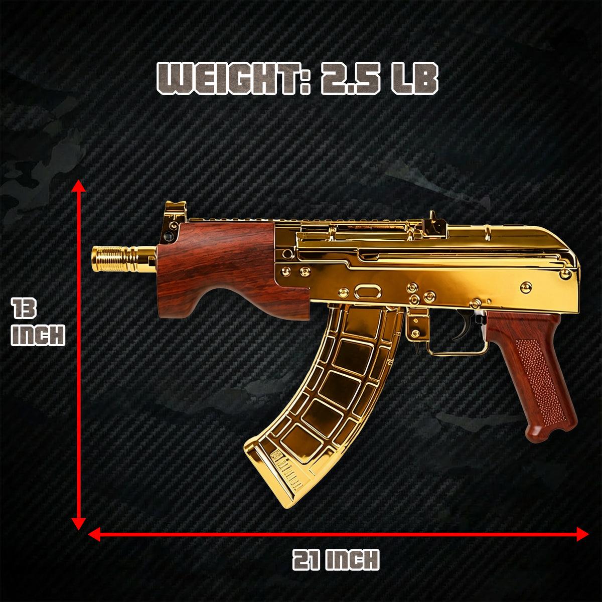 EMERBU Pro-Garde Drako Splatter Gel Ball Blaster Gun(Gold)