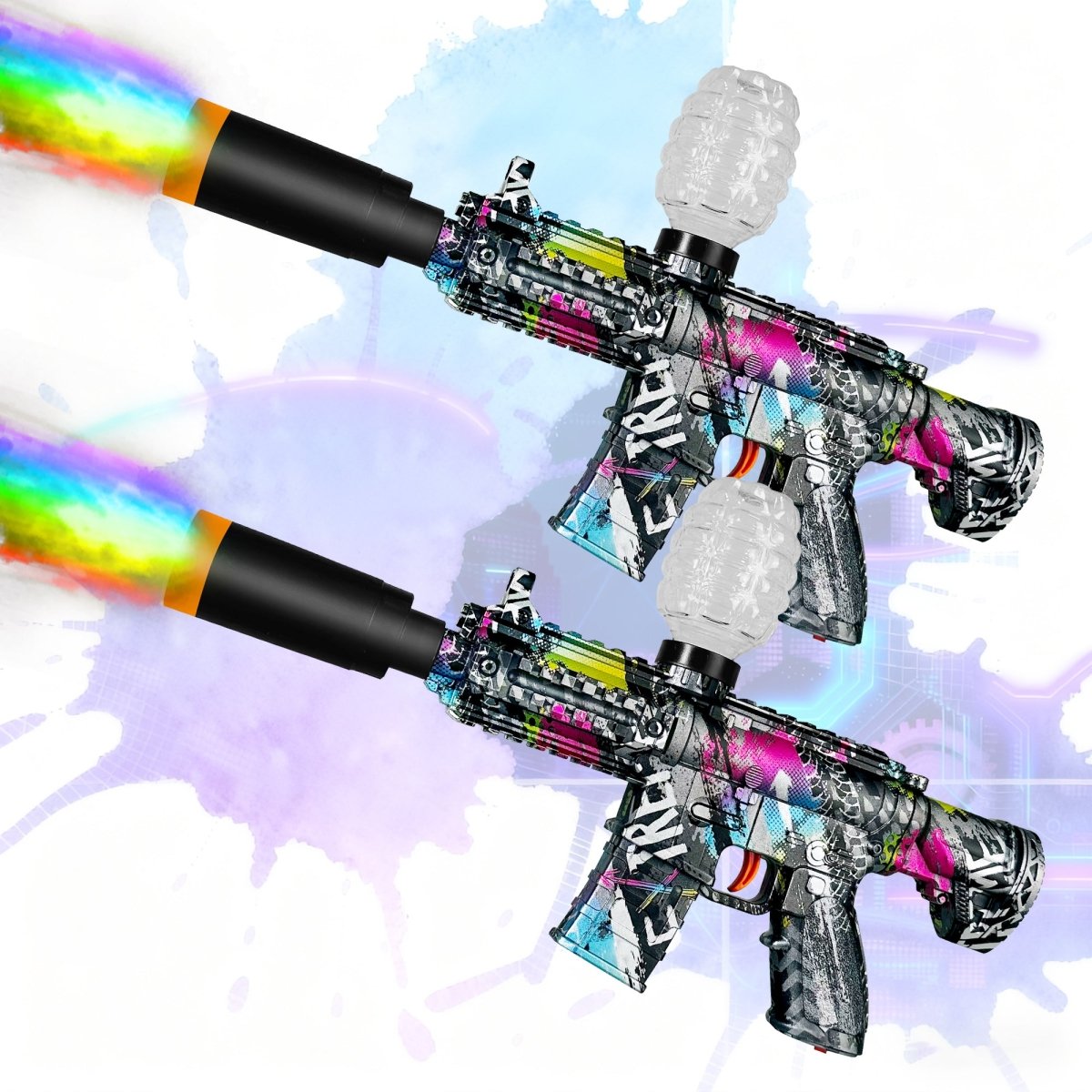 AROBEF 2 Pack Gel Blaster M416(Colorful) - EMERBUtoysEMERBUtoys