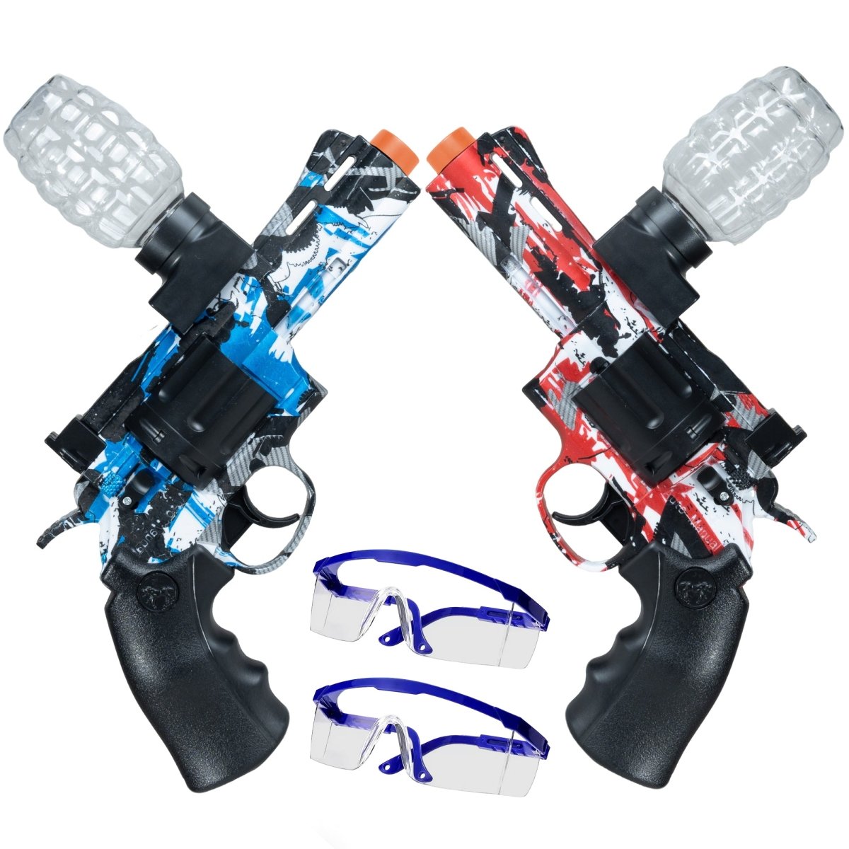 AROBEF 2 Pack Gel Blaster Revolver(Colorful) - EMERBUtoysEMERBUtoys