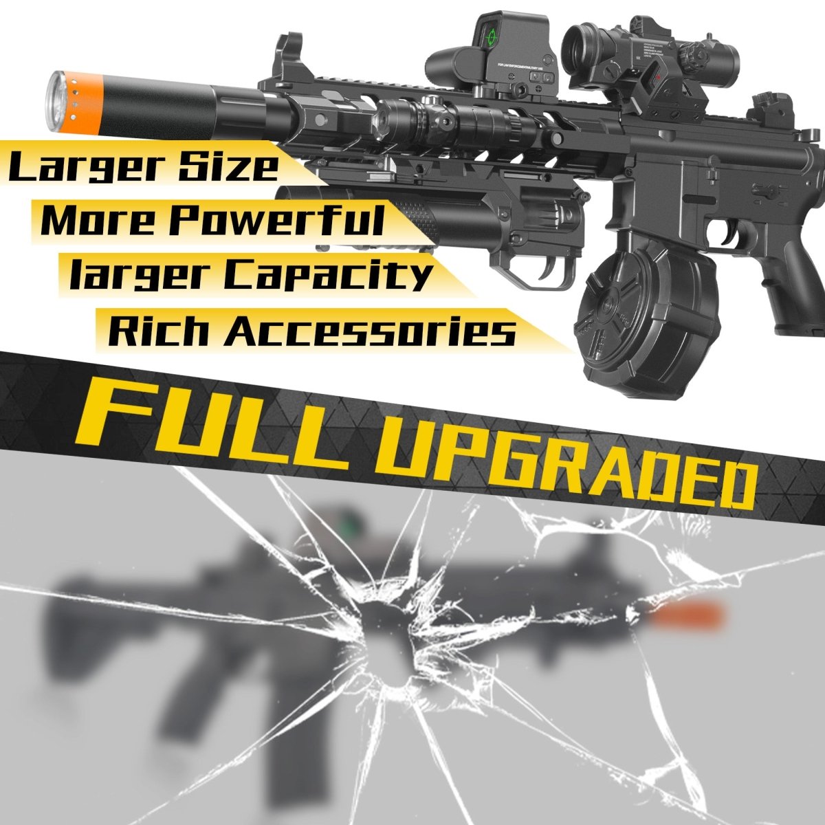 AROBEF Entry - Level Gel Blaster AR15 Tac - EMERBUtoysEMERBUtoys