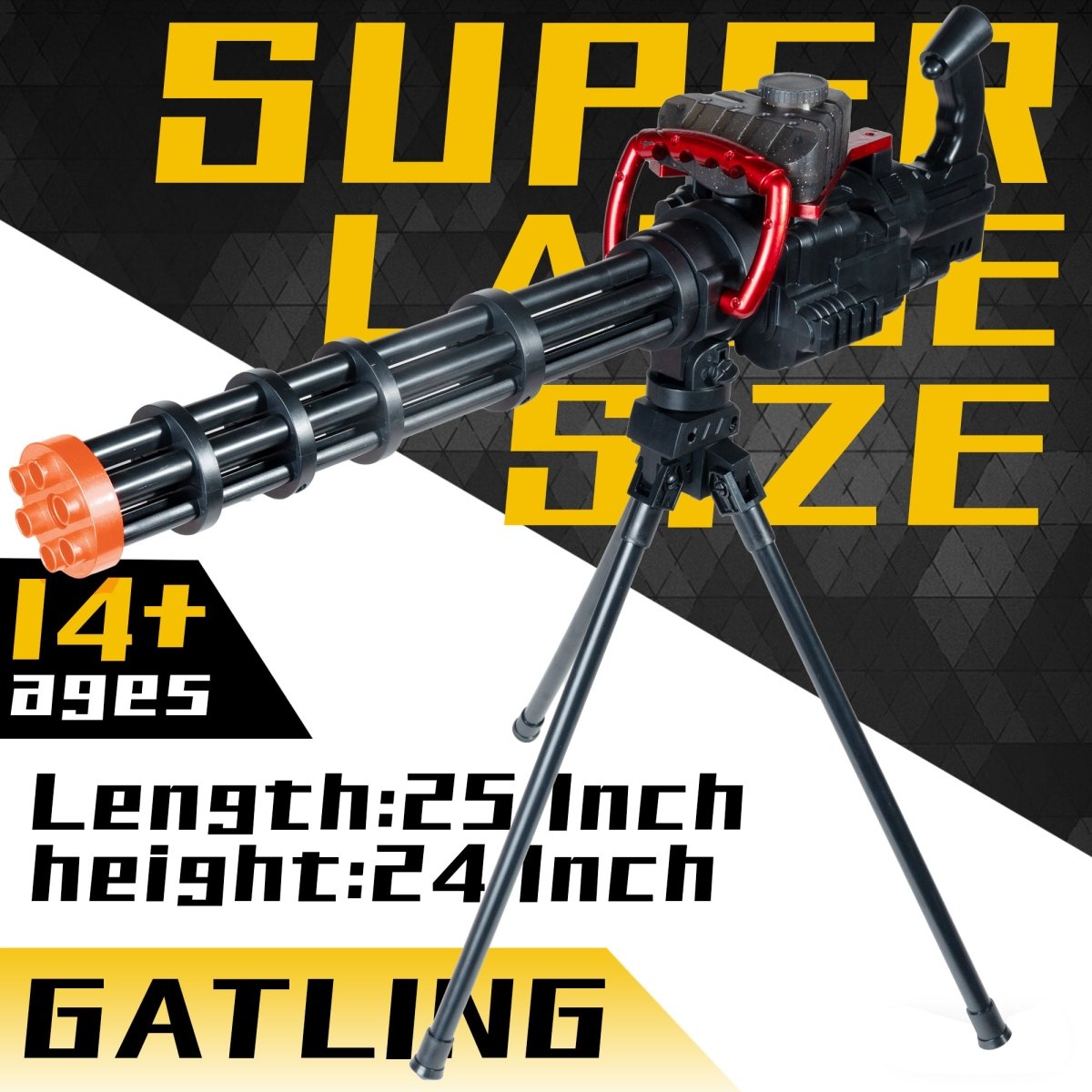 AROBEF Entry - Level Gel Blaster Gattling - EMERBUtoysEMERBUtoys