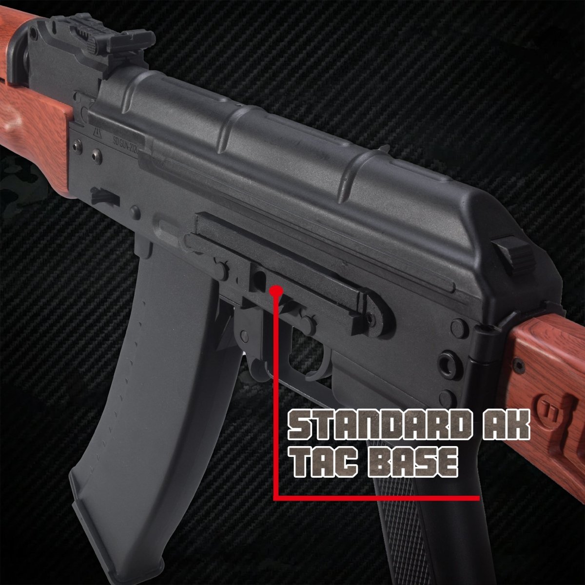 EMERBU Modified AK74 Splatter Gel Ball Blaster Gun - EMERBUtoysEMERBUtoys