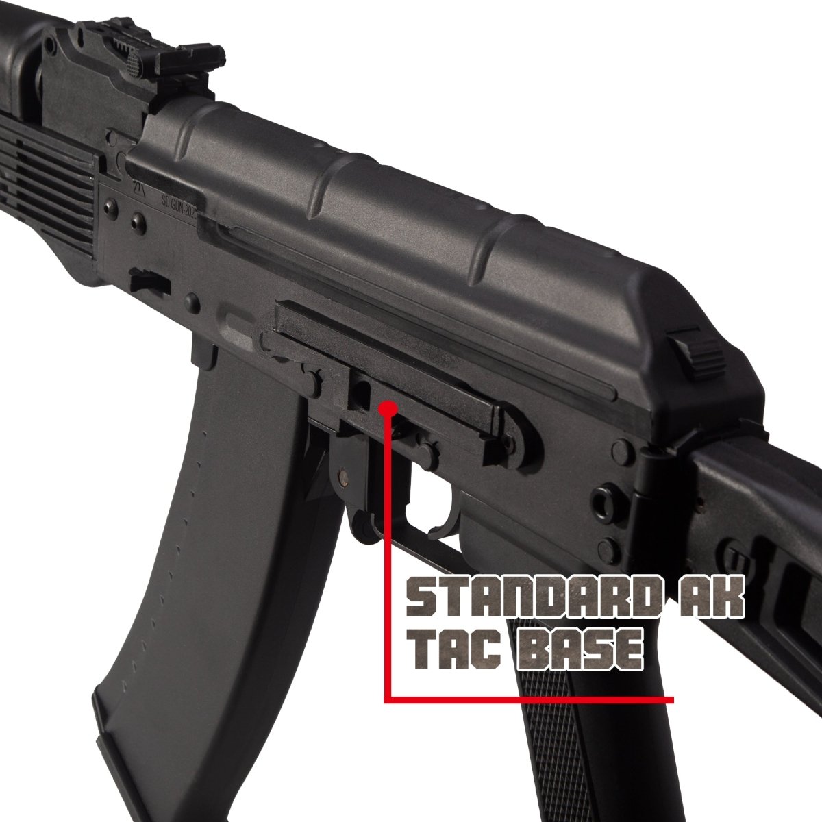 EMERBU Modified AK74M Splatter Gel Ball Blaster Gun - EMERBUtoysEMERBUtoys