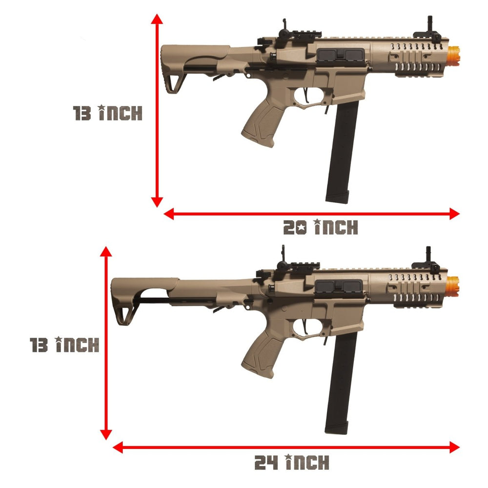 EMERBU Modified Gel Ball Blaster Gun ARP9(Tan)