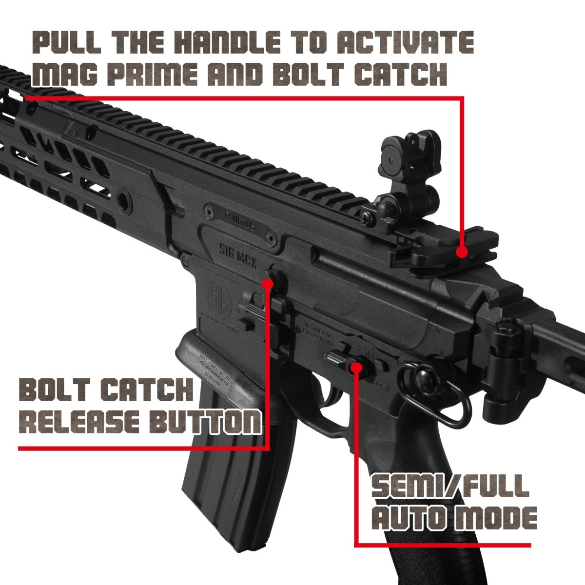 EMERBU Modified MCX Splatter Gel Ball Blaster Gun(Black) - EMERBUtoysEMERBUtoys