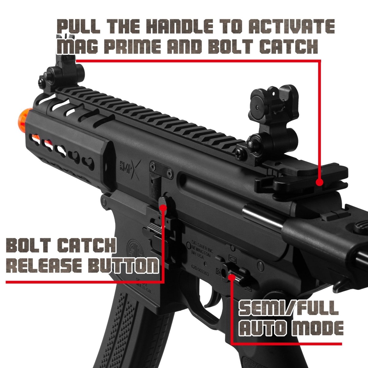 EMERBU Modified MPX Splatter Gel Ball Blaster Gun(Black) - EMERBUtoysEMERBUtoys