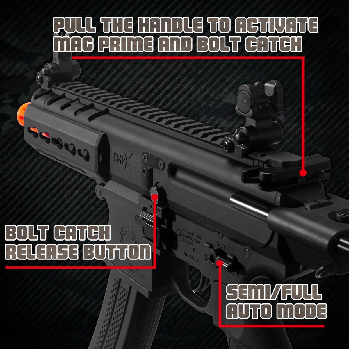 EMERBU Modified MPX Splatter Gel Ball Blaster Gun(Black) - EMERBUtoysEMERBUtoys