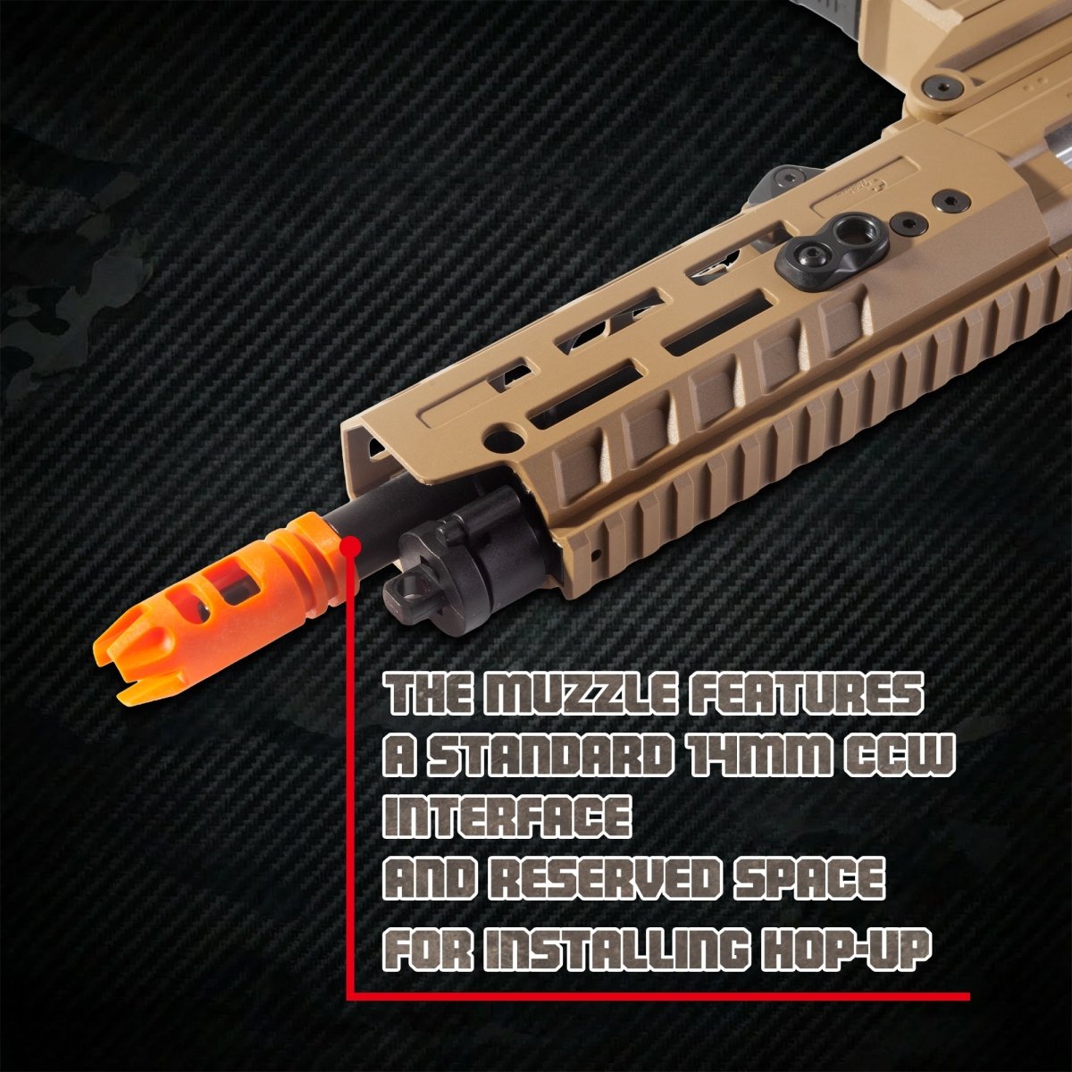 EMERBU Pro-Grade SIG563 Gel Blaster Gun(Tan) - EMERBUtoysEMERBUtoys